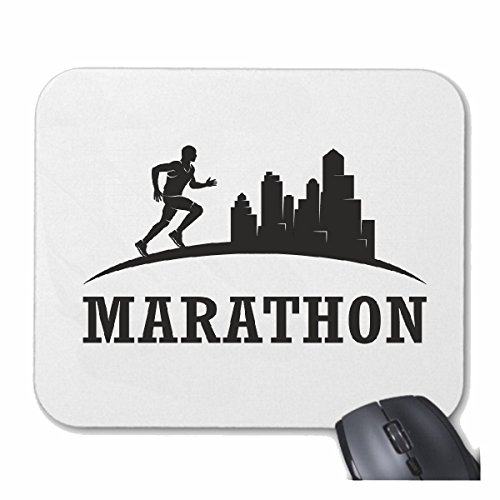 Mousepad alfombrilla de ratón MARATHON MARATHON corredor de maratón EE.UU. CAMISA MARATHON MEDIA MARATÓN DE SAN DIEGO CALIFORNIA atletismo MARATHON para su portátil, ordenador portátil o PC de Intern