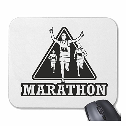 Mousepad alfombrilla de ratón MARATHON MARATHON corredor de maratón EE.UU. CAMISA MARATHON MEDIA MARATÓN DE SAN DIEGO CALIFORNIA atletismo MARATHON para su portátil, ordenador portátil o PC de Intern