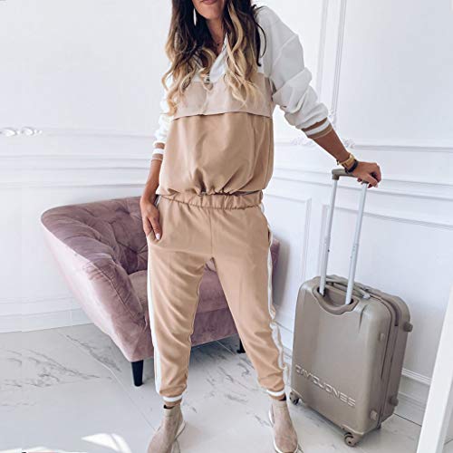 MOVERV Conjuntos de Deporte Chándal para Mujer,Chandal Conjunto para Mujer Moda Casual Conjuntos Deportivos Manga Larga Sudadera con Capucha Pantalones 2pcs Plus Size MOVERV Conjuntos de Deporte Chándal para Mujer,Chandal Conjunto para Mujer Moda Casual Conjuntos Deportivos Manga Larga Sudadera con Capucha Pantalones 2pcs Plus Size