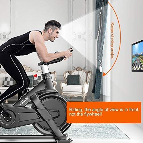 MOYOFEE XLSs AYSMG QM720 hogar Inteligente Ultra silencioso Bicicleta de Spinning Cubierta Equipos de Gimnasia, Soporte App Monitoreo del Ritmo cardíaco y Juegos Online