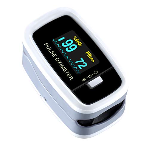 Mpow Oxímetro de Pulso, Pulsioximetro de Dedo, Oximetro Dedo con Pantalla OLED Rotatorio Bicolor, Ajustable de Brillo, Oxímetro Para el Cuidado de la Salud Familiar, Lectura Instantánea Mpow Oxímetro de Pulso, Pulsioximetro de Dedo, Oximetro Dedo con Pantalla OLED Rotatorio Bicolor, Ajustable de Brillo, Oxímetro Para el Cuidado de la Salud Familiar, Lectura Instantánea
