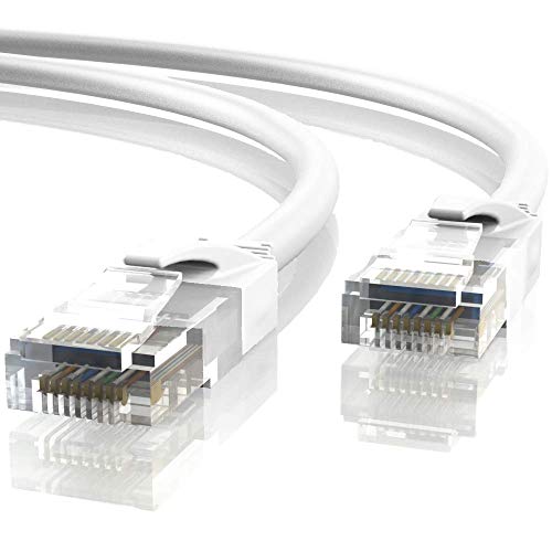 Mr. Tronic 25m Cable de Red Ethernet Latiguillo | CAT6, AWG24, CCA, UTP, RJ45 (25 Metros, Blanco) Mr. Tronic 25m Cable de Red Ethernet Latiguillo | CAT6, AWG24, CCA, UTP, RJ45 (25 Metros, Blanco)