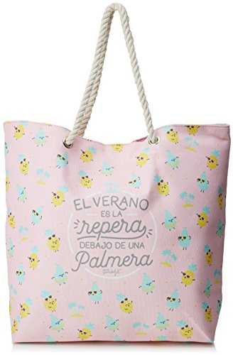 Mr. Wonderful Verano Bolsa de Cuerdas para el Gimnasio, 58 cm, Rosa