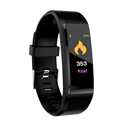 MSDJK Pulsera Actividad,IP 67 Pulsera Impermeable,perseguidor de la Actividad con el Monitor del Ritmo cardíaco y de la presión Arterial, Reloj Elegante portátil del podómetro Pulsera con el Monitor