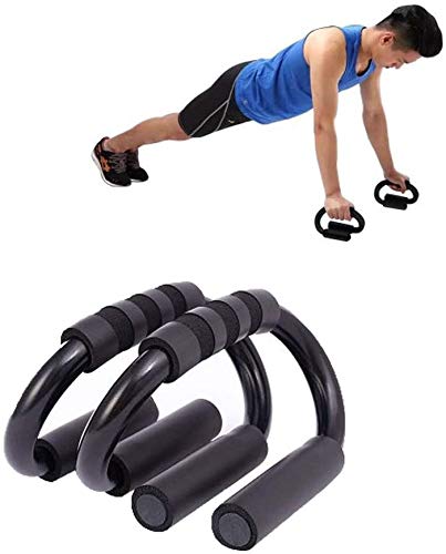 Msoah Push Up Bar Soporte para Flexiones Agarraderas Flexiones Diseño De Inclinación, Soporte para Flexiones De Ejercicio Entrenamiento De Los Biceps, Pectorales, Hombros,Brazos (1 Par)