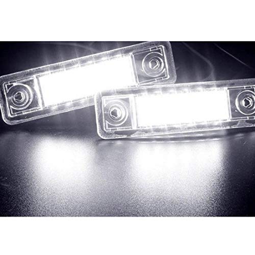 MuChangZi 2 Unids 6000 K 18 Leds Coche Luces de Matrícula 12 V Lámpara Blanca Número de Placa para O/Pel Corsa B Astra F G Omega Zafira Signum V MuChangZi 2 Unids 6000 K 18 Leds Coche Luces de Matrícula 12 V Lámpara Blanca Número de Placa para O/Pel Corsa B Astra F G Omega Zafira Signum V
