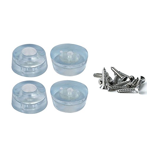 Muebles Almohadillas de Protección para Pies, 20 piezas Goma Antideslizante Fundas para Pies con Tornillos, Protección de Paragolpes Transparente para Escritorios, Sofás, Sillas (17 x 20 mm) Muebles Almohadillas de Protección para Pies, 20 piezas Goma Antideslizante Fundas para Pies con Tornillos, Protección de Paragolpes Transparente para Escritorios, Sofás, Sillas (17 x 20 mm)