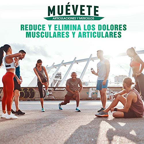 Muévete | Potente antiinflamatorio con acción analgésica | Regenerador articular | Potente cúrcuma + colágeno + magnesio + condroitina + MSM + vitamina C | 50 gummies