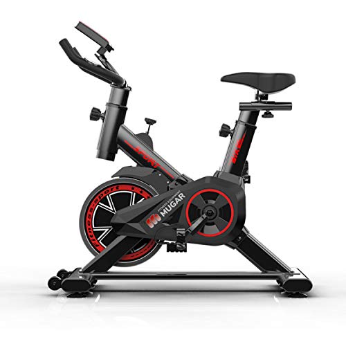 Mugar Bicicleta Estática Spinning MG-Varios Modelos, Fitness Spinning Bike Aerobic Home, silenciosa con Pantalla táctil, Diferentes resistencias (Negro) Mugar Bicicleta Estática Spinning MG-Varios Modelos, Fitness Spinning Bike Aerobic Home, silenciosa con Pantalla táctil, Diferentes resistencias (Negro)