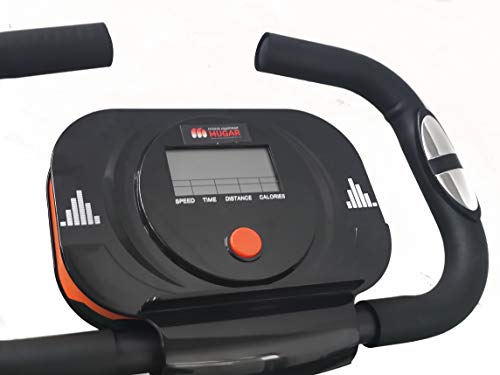 MUGAR Bicicleta Estática X-BIKE MG, Fitness Bike Aerobic Home, silenciosa con pantalla táctil LCd , diferentes resistencias con respaldo (X-BIKE MG) MUGAR Bicicleta Estática X-BIKE MG, Fitness Bike Aerobic Home, silenciosa con pantalla táctil LCd , diferentes resistencias con respaldo (X-BIKE MG)