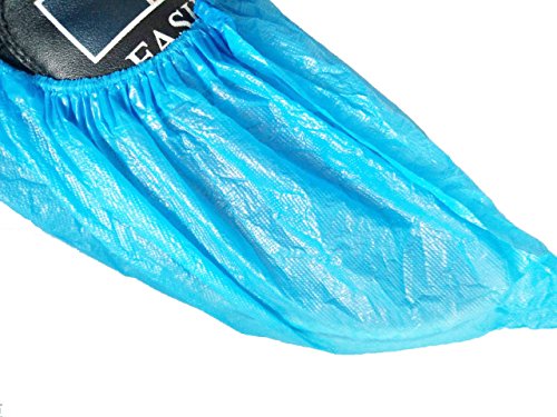 MUHWA CSC Blue CPE-Fundas Desechables para Zapatos (100 Unidades, 2,5 g), Unisex, Azul, 1639cm