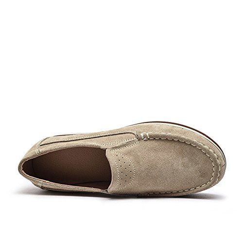 Mujer Mocasines Plataforma Casual Loafers Primavera Verano Zapatos de Cuña 5cm Negro Azul Caqui 35-42 Caqui 38 Mujer Mocasines Plataforma Casual Loafers Primavera Verano Zapatos de Cuña 5cm Negro Azul Caqui 35-42 Caqui 38