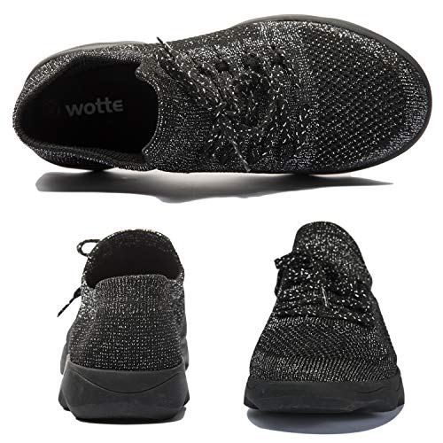 Mujer Zapatos de Baile Zapatillas de Baile Modernos Zapatos Deportivos Gym Cómodas y Transpirables Negro 36 Mujer Zapatos de Baile Zapatillas de Baile Modernos Zapatos Deportivos Gym Cómodas y Transpirables Negro 36