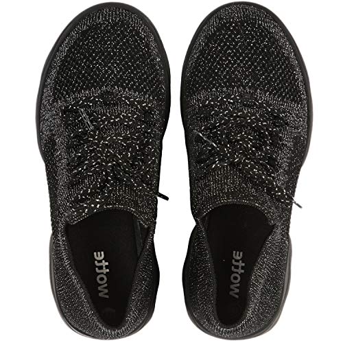 Mujer Zapatos de Baile Zapatillas de Baile Modernos Zapatos Deportivos Gym Cómodas y Transpirables Negro 36 Mujer Zapatos de Baile Zapatillas de Baile Modernos Zapatos Deportivos Gym Cómodas y Transpirables Negro 36
