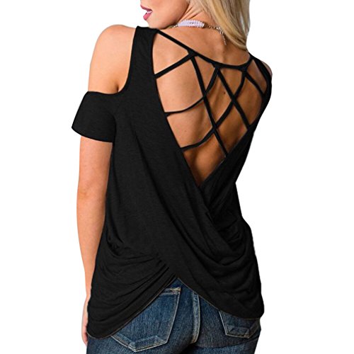 Mujeres Cuello Redondo Manga del Murc Camiseta Casual Blusas Camisas Tops Color Sólido Tops 4 Colores