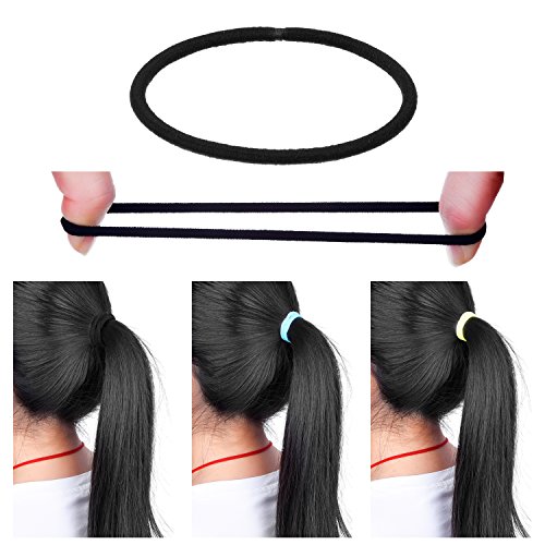 Multicolor Elástico Pelo Gomas sin Metal Suave Elástico, 69 Piezas, 3mm Multicolor Elástico Pelo Gomas sin Metal Suave Elástico, 69 Piezas, 3mm