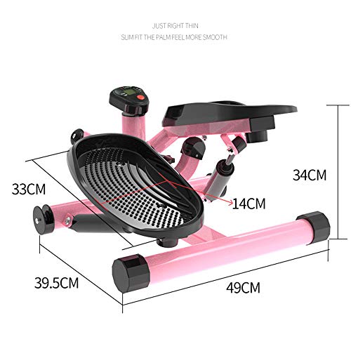 Multifunción Swing Stepper up-Down-Stepper Twister Pedal Machine Resistencia Ajustable Equipo de Gimnasio en casa con cordón