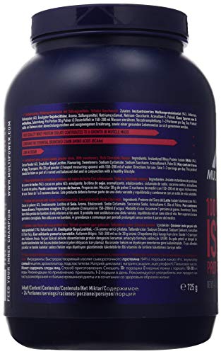 Multipower 100% Whey Isolate, Sabor Rich Chocolate - 725 gr Multipower 100% Whey Isolate, Sabor Rich Chocolate - 725 gr
