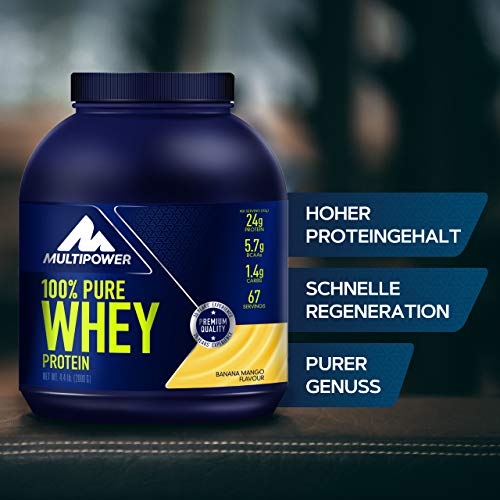 Multipower 100% Whey Protein Banana Mango - 2000 gr