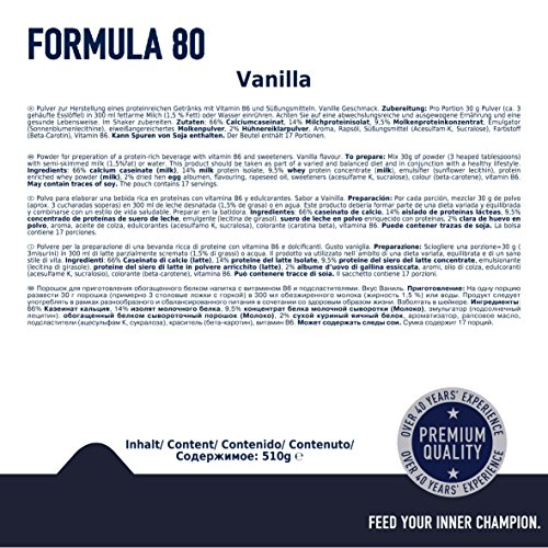 Multipower Formula 80, Sabor Vanilla Cream - 510 gr Multipower Formula 80, Sabor Vanilla Cream - 510 gr