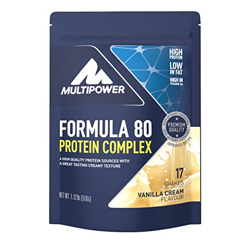 Multipower Formula 80, Sabor Vanilla Cream - 510 gr