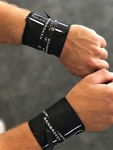 Muñequeras BLACK LIFTER BANBROKEN (1 PAR) Estabilidad en muñecas para Fitness, Gimnasio, Crossfit, Calistenia, Halterofilia, Pesas - Hombre, Mujer -Talla Única (2unds) Muñequeras BLACK LIFTER BANBROKEN (1 PAR) Estabilidad en muñecas para Fitness, Gimnasio, Crossfit, Calistenia, Halterofilia, Pesas - Hombre, Mujer -Talla Única (2unds)
