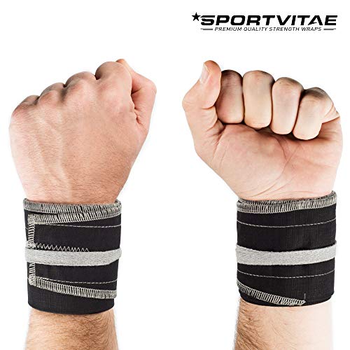 Muñequeras Deportivas Ajustables Tela Ripstop (Anti Rasgaduras) Strength Wrist Wraps Crossfit Powerlifting Bodybuilding Gimnasia Olímpica Hombre Mujer Muñequeras Deportivas Ajustables Tela Ripstop (Anti Rasgaduras) Strength Wrist Wraps Crossfit Powerlifting Bodybuilding Gimnasia Olímpica Hombre Mujer