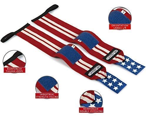 Muñequeras Deportivas Profesionales 45cm, Heavy Duty Wrist Wraps - Resistentes, Crossfit, Gimnasio, Levantamiento Pesas, Calistenia, Fitness, Musculación, Weight Lifting, Powerlifting - Hombre y Mujer Muñequeras Deportivas Profesionales 45cm, Heavy Duty Wrist Wraps - Resistentes, Crossfit, Gimnasio, Levantamiento Pesas, Calistenia, Fitness, Musculación, Weight Lifting, Powerlifting - Hombre y Mujer
