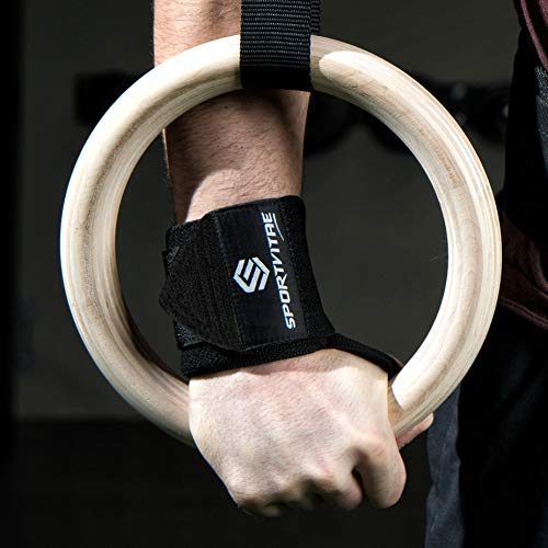 Muñequeras Deportivas Profesionales (UN PAR) Hombre y Mujer 45cm, Resistentes, Ideales para Gimnasio, Crossfit, Levantamiento de Pesas, Calistenia, Fitness, Musculación, Powerlifting Wrist Wraps