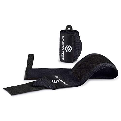 Muñequeras Deportivas Profesionales (UN PAR) Hombre y Mujer 45cm, Resistentes, Ideales para Gimnasio, Crossfit, Levantamiento de Pesas, Calistenia, Fitness, Musculación, Powerlifting Wrist Wraps