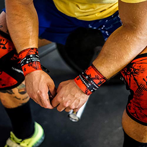 Muñequeras RED SKULL BANBROKEN (1 PAR) Estabilidad en muñecas para Fitness, Gimnasio, Crossfit, Calistenia, Halterofilia, Pesas - Hombre, Mujer -Talla Única (2unds) Muñequeras RED SKULL BANBROKEN (1 PAR) Estabilidad en muñecas para Fitness, Gimnasio, Crossfit, Calistenia, Halterofilia, Pesas - Hombre, Mujer -Talla Única (2unds)