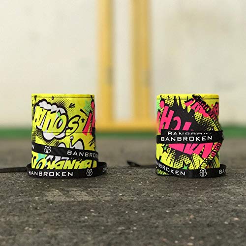 Muñequeras YELLOW FUN BANBROKEN (1 PAR) Estabilidad en muñecas para Fitness, Gimnasio, Crossfit, Calistenia, Halterofilia, Pesas - Hombre, Mujer -Talla Única (2unds) Muñequeras YELLOW FUN BANBROKEN (1 PAR) Estabilidad en muñecas para Fitness, Gimnasio, Crossfit, Calistenia, Halterofilia, Pesas - Hombre, Mujer -Talla Única (2unds)