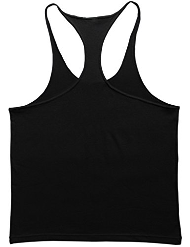 Muscle Alive Hombre Camisetas de Tirantes Entrenamiento Hombre Fitness Deportivo Gimnasio Tops Camisetas T-Shirts Chaleco