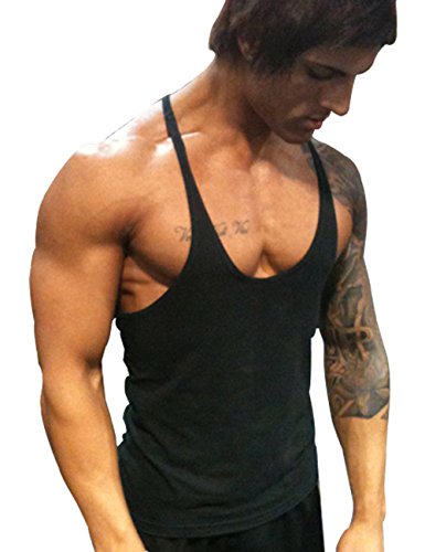 Muscle Alive Hombre Camisetas de Tirantes Entrenamiento Hombre Fitness Deportivo Gimnasio Tops Camisetas T-Shirts Chaleco Muscle Alive Hombre Camisetas de Tirantes Entrenamiento Hombre Fitness Deportivo Gimnasio Tops Camisetas T-Shirts Chaleco