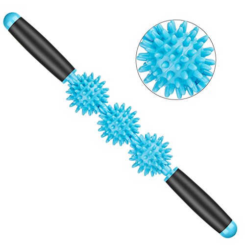 Muscle Roller Stick, Masaje deportivo Roller Stick para dolores musculares, calambres liberadores, tensión en la espalda, miofascial, dolor en los puntos gatillo, piernas, ácido láctico, nudos Muscle Roller Stick, Masaje deportivo Roller Stick para dolores musculares, calambres liberadores, tensión en la espalda, miofascial, dolor en los puntos gatillo, piernas, ácido láctico, nudos