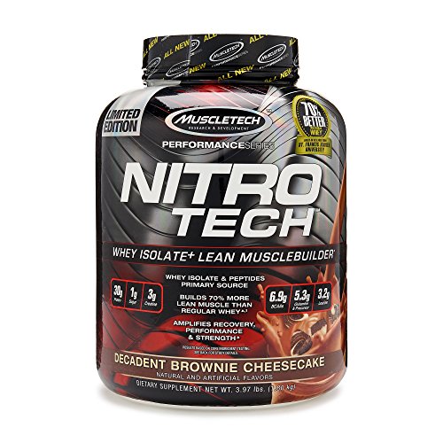 Muscletech Nitro Tech Performance Series 1,8 kg (4 lbs) - Brownie-Tarta de Queso