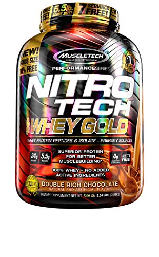 Muscletech Performance Series Nitro Tech 100% Whey Gold (5,5lbs) 2508 g Muscletech Performance Series Nitro Tech 100% Whey Gold (5,5lbs) 2508 g