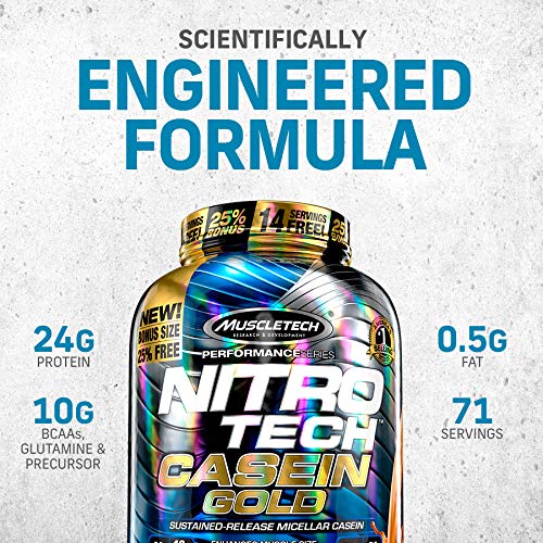 Muscletech Performance Series Nitro Tech Casein Gold Chocolate Supreme - 2304 gr