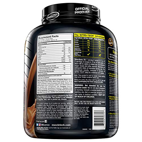 Muscletech Performance Series Nitro-Tech Mocha Cappucino Swirl - 1800 gr