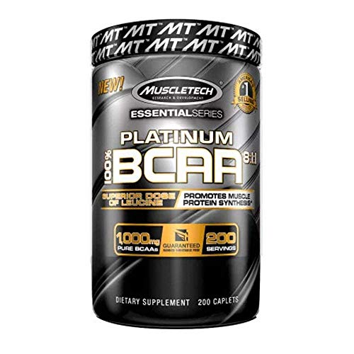 Muscletech Platinum BCAA 8.1.1 Suplemento - 200 Cápsulas