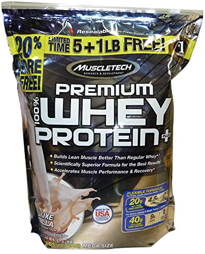 Muscletech Premium 100% Deluxe Vainilla Whey Protein Plus Polvo 2720 g