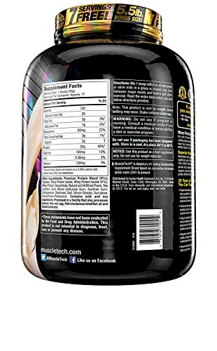 Muscletech Suplemento Dietético Proetina en Polvo "Nitro Tech 100%", sabor Crema De Vainilla Francesa - 2,51 kg Muscletech Suplemento Dietético Proetina en Polvo "Nitro Tech 100%", sabor Crema De Vainilla Francesa - 2,51 kg