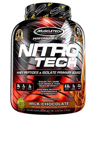 Muscletech Suplemento para Deportistas Nitro Tech Performance Series, Sabor de Chocolate - 1800 gr Muscletech Suplemento para Deportistas Nitro Tech Performance Series, Sabor de Chocolate - 1800 gr