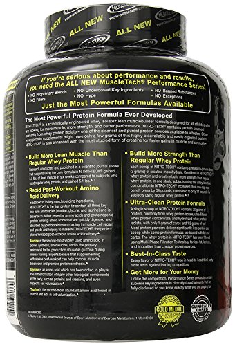 Muscletech Suplemento para Deportistas Nitro Tech Performance Series, Sabor de Fresa - 1800 gr Muscletech Suplemento para Deportistas Nitro Tech Performance Series, Sabor de Fresa - 1800 gr