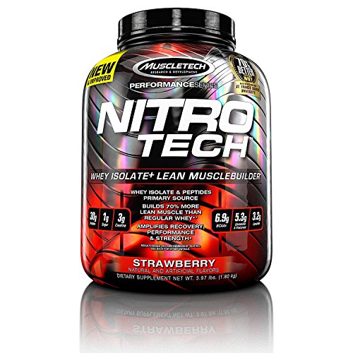 Muscletech Suplemento para Deportistas Nitro Tech Performance Series, Sabor de Fresa - 1800 gr Muscletech Suplemento para Deportistas Nitro Tech Performance Series, Sabor de Fresa - 1800 gr