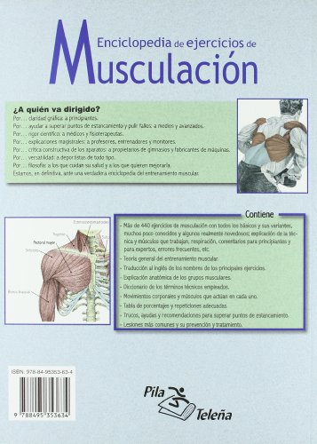 MUSCULACION ENCICLOPEDIA DE EJERCICIOS MUSCULACION ENCICLOPEDIA DE EJERCICIOS