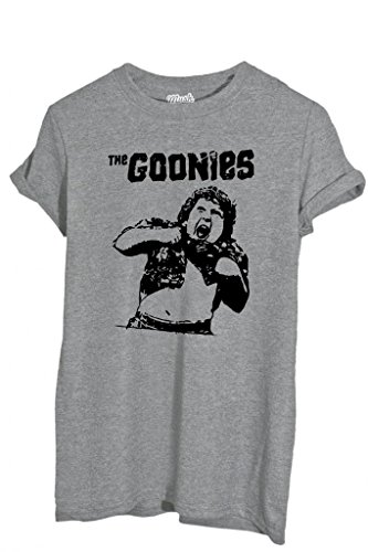 MUSH T-Shirt Los Goonies - Film by Dress Your Style - Mujer-L Gris