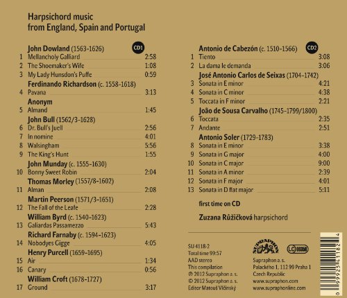 Musica Para Clave De Inglaterra, España Y Portugal/ Ruzickova
