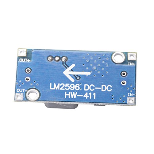 Muzoct 6paquetes LM2596 DC a DC Buck Converter 3.0 – 40V to 1,5 – 35V Fuente de Alimentación Paso Abajo Módulo Convertidor