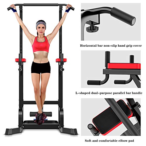 MXXDB Barra de Ejercicios Pull Up con Silla Romana, Barra Horizontal Pull-ups de Interior para el hogar Barras paralelas Equipo de Fitness Multifuncional